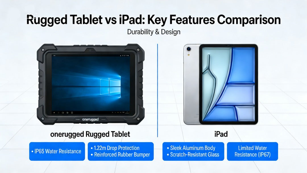 Rugged Tablet vs iPad: Which Is Better for Business Use?
