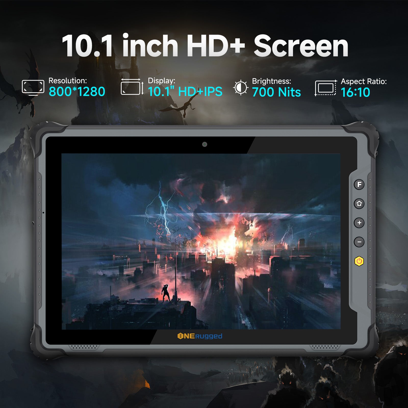 10 inches rugged tablet computer