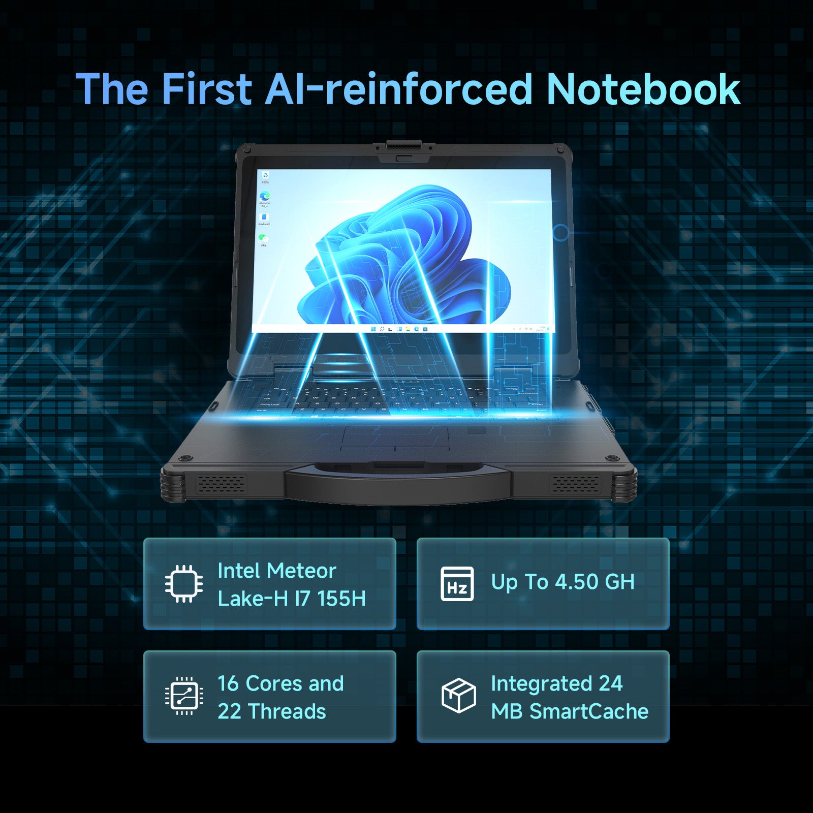 IntelÂź Meteor Lake-H i7 Processor