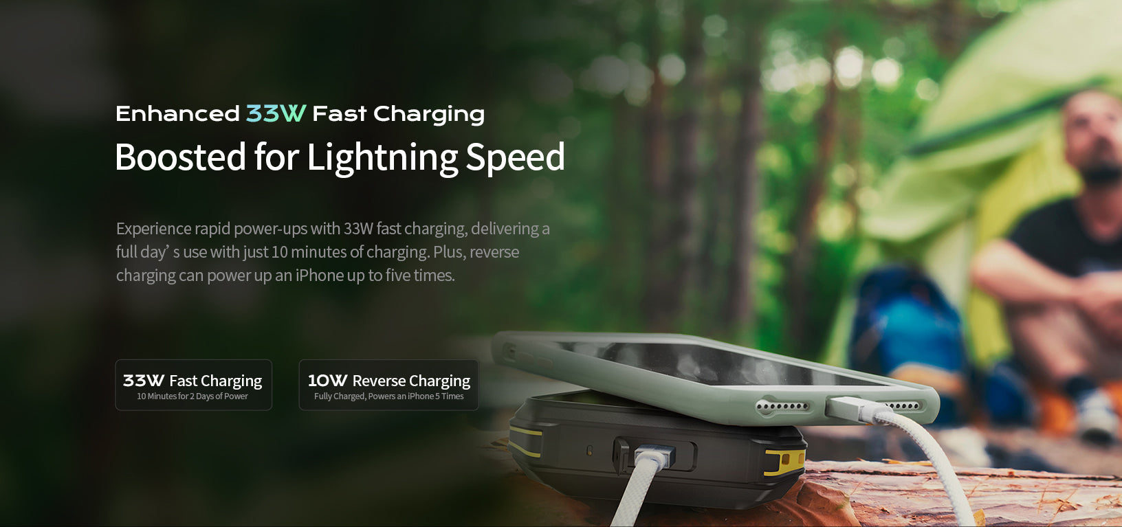 33W fast charging