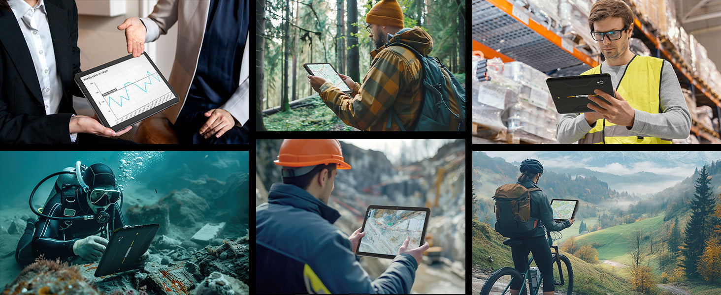 T1 rugged outdoor tablet useage scenarios