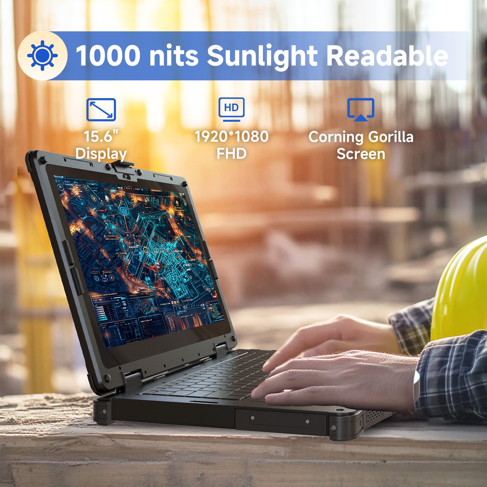 1000 nits sunlight readable laptop