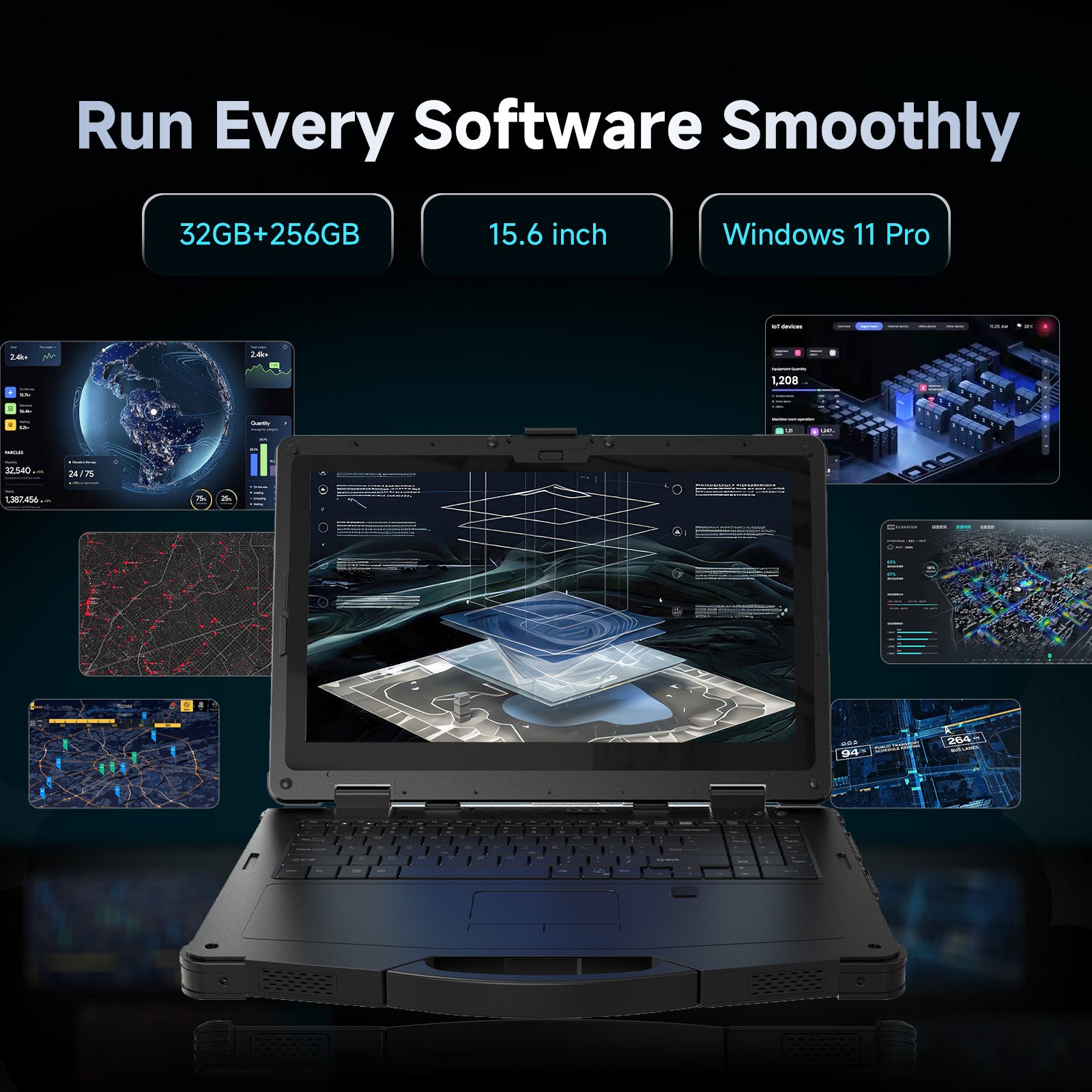15.6-inch Ruggedized laptop