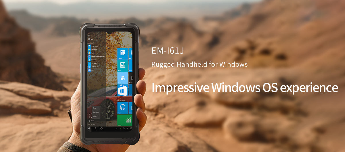 ONERugged I61J Rugged Barcode Scanner Windows 11 Pro IP65 - ONERugged Store