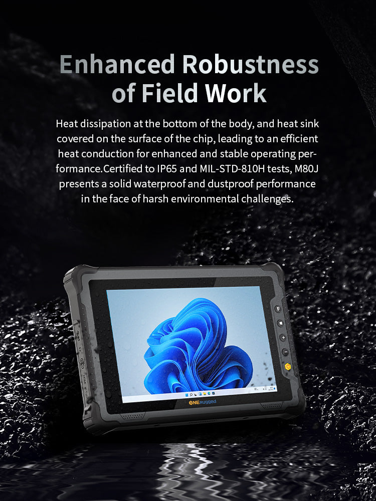 ONERugged M80J 8 inch Rugged Tablet with Windows 11 and Linux ...
