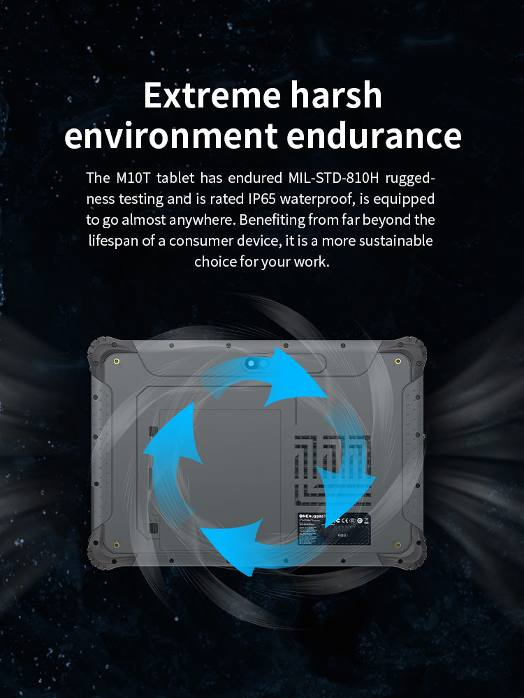 Full HD+、Logitec M101H/A、Rugged、128GB ONERugged M10T Rugged Tablet – Android 14, Helio G99, IP65