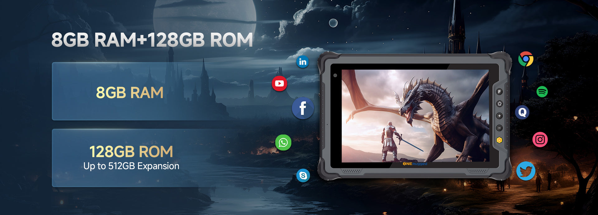ONERugged M10T Rugged Tablet – Android 14, Helio G99, IP65 - ONERugged ...