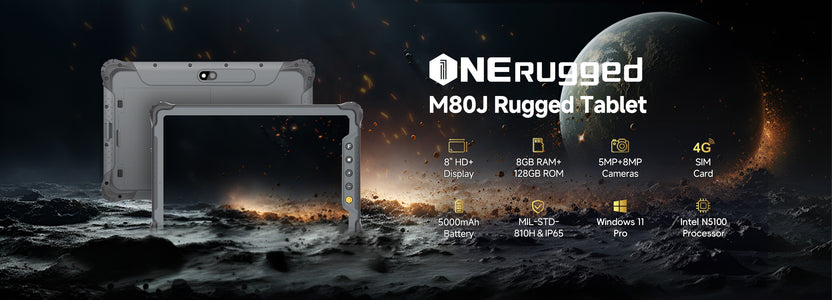 ONERugged M80J 8 inch Rugged Tablet with Windows 11 and Linux ...