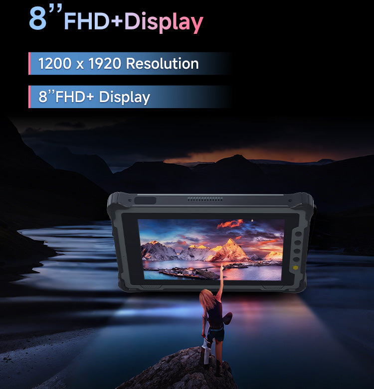 ONERugged m82a 8 inch 550 Nits display
