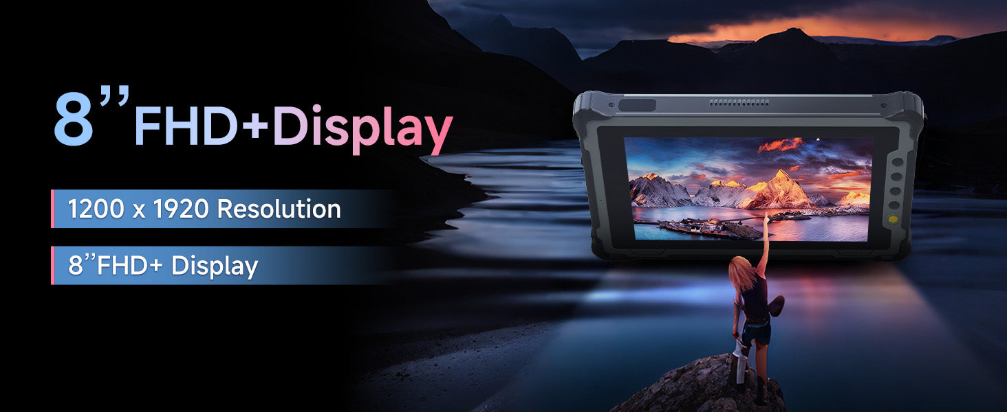 ONERugged m82a 8 inch display 