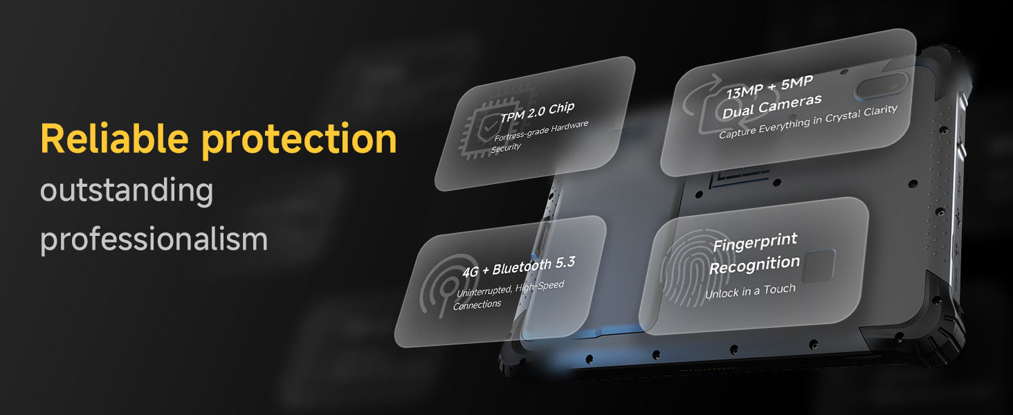 ONERugged m82a fingerprint recognition