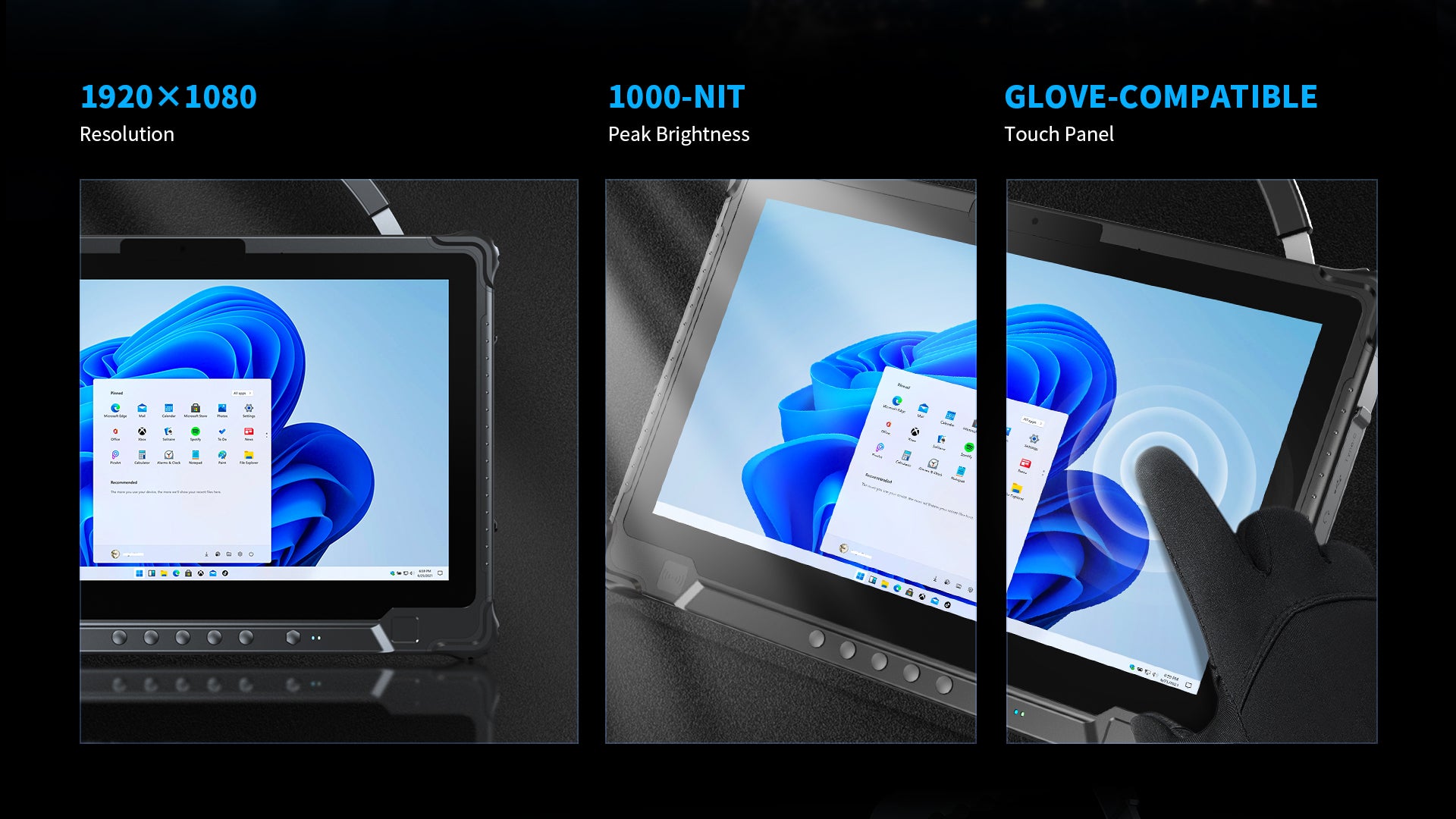 glove compatible touch screen