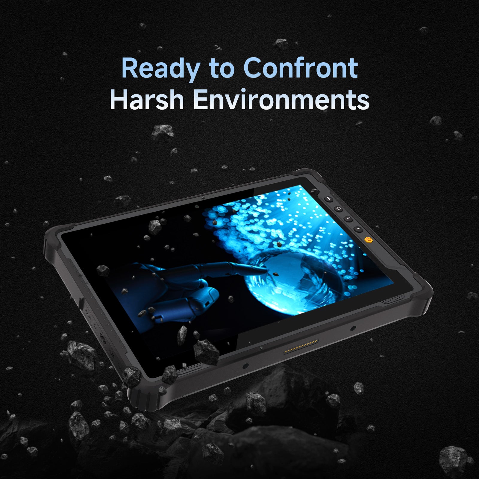 ONERugged M10N 10.1-Inch Rugged Windows Tablet, Intel N150, Windows 11 Pro, 8GB, 128GB, 1000-Nit Display, IP65