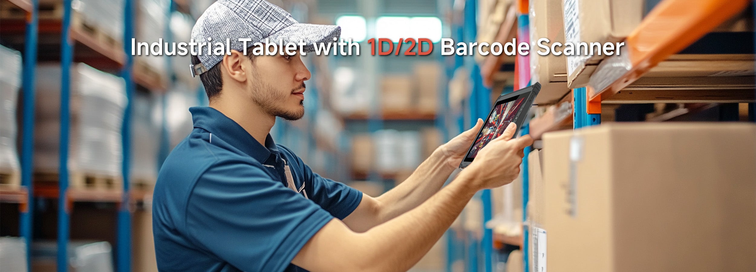 rugged tablet with 1D 2D barcode scanner